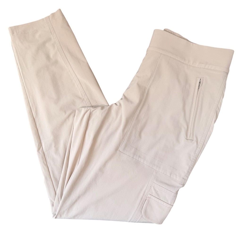 Athleta Chelsea Lined Cargo Pants (6) Capsule Pull On Ankle Stretch Hiking